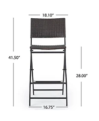 Noble House Margarita Outdoor Barstools, Set of 2