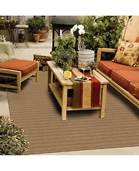 Oriental Weavers Karavia 001X3 Tan 3'7" x 5'6" Outdoor Area Rug