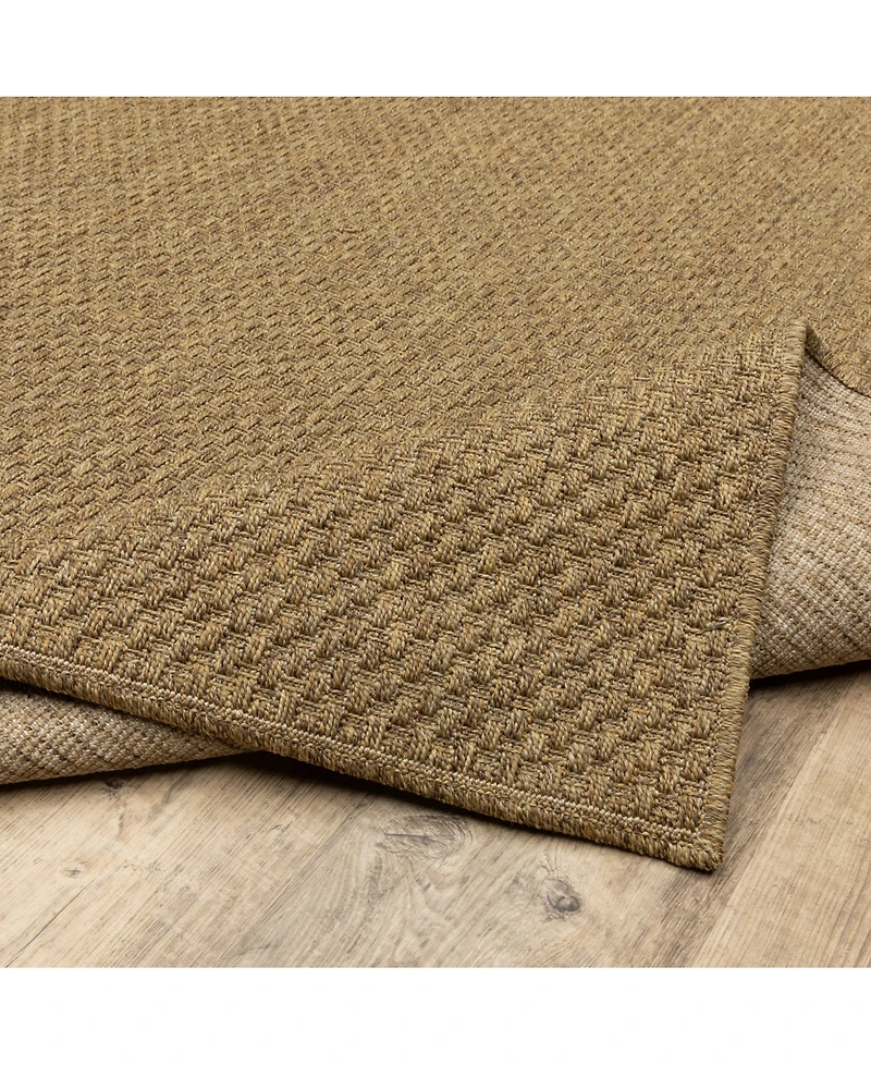 Oriental Weavers Karavia KAR06 Tan 3'7" x 5'6" Outdoor Area Rug