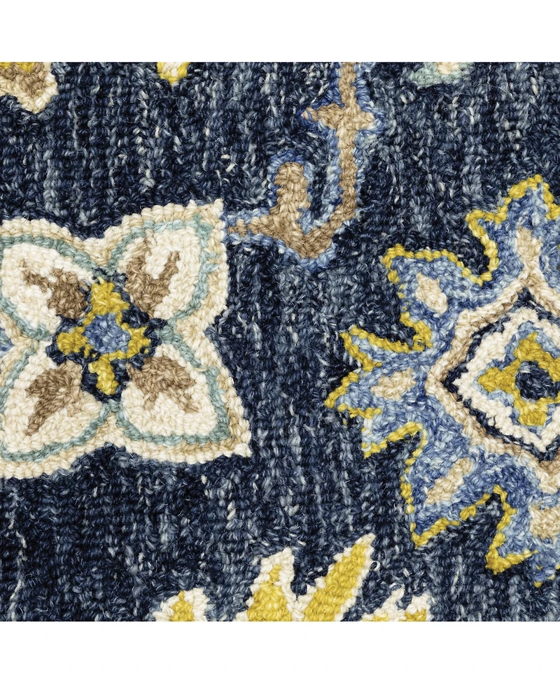 Oriental Weavers Alfresco Navy 3'6" x 5'6" Area Rug