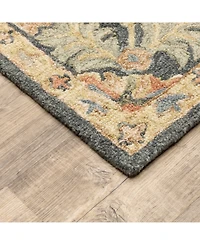 Oriental Weavers Alfresco 28401 Blue 3'6" x 5'6" Area Rug