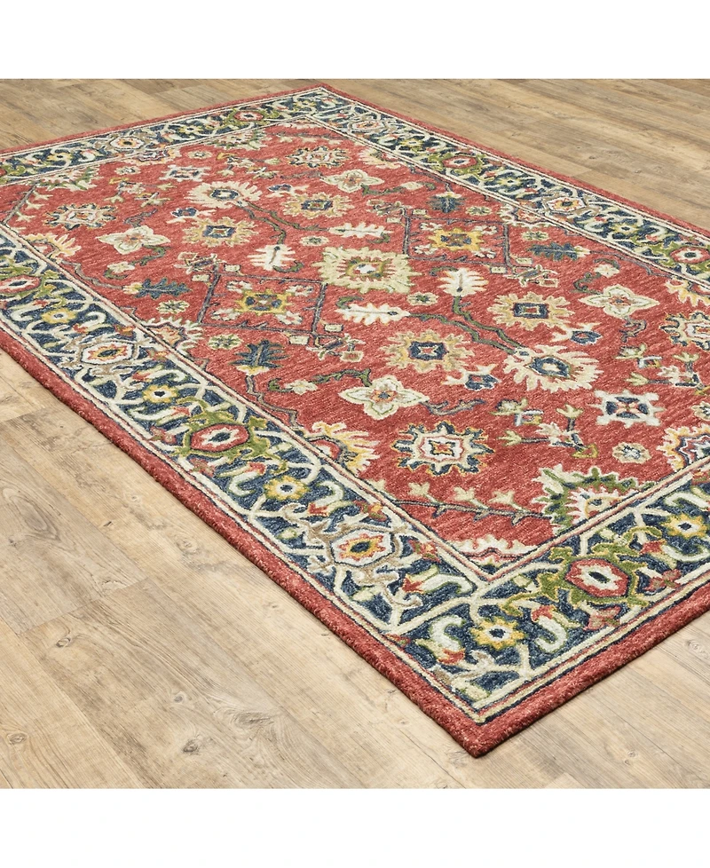 Oriental Weavers Alfresco 28404 Red 5' x 8' Area Rug