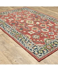 Oriental Weavers Alfresco 28404 Red 5' x 8' Area Rug