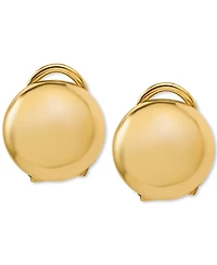 Polished Button Clip-On Earrings