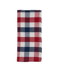 Saro Lifestyle Gingham Check Napkin Set of 4