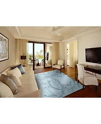 Closeout! Feizy Cosmo R8624 Robins Egg 5' x 8' Area Rug