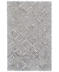Feizy Fannin R0754 Gray 2' x 3' Area Rug