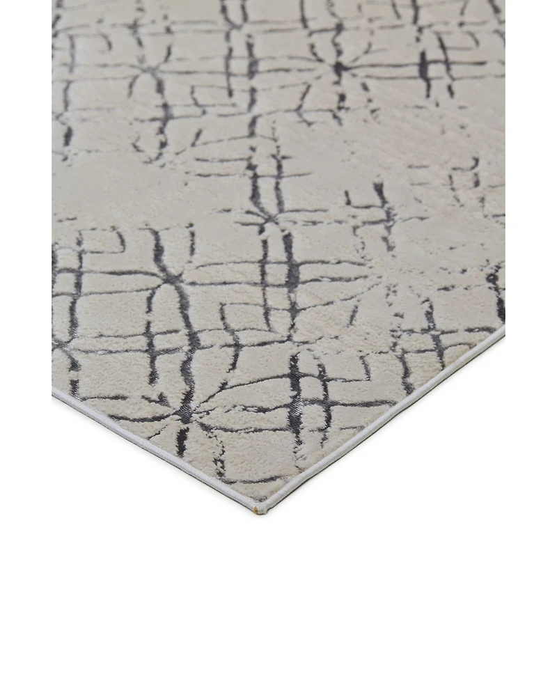 Feizy Micah R3047 Beige 6'7" x 9'6" Area Rug