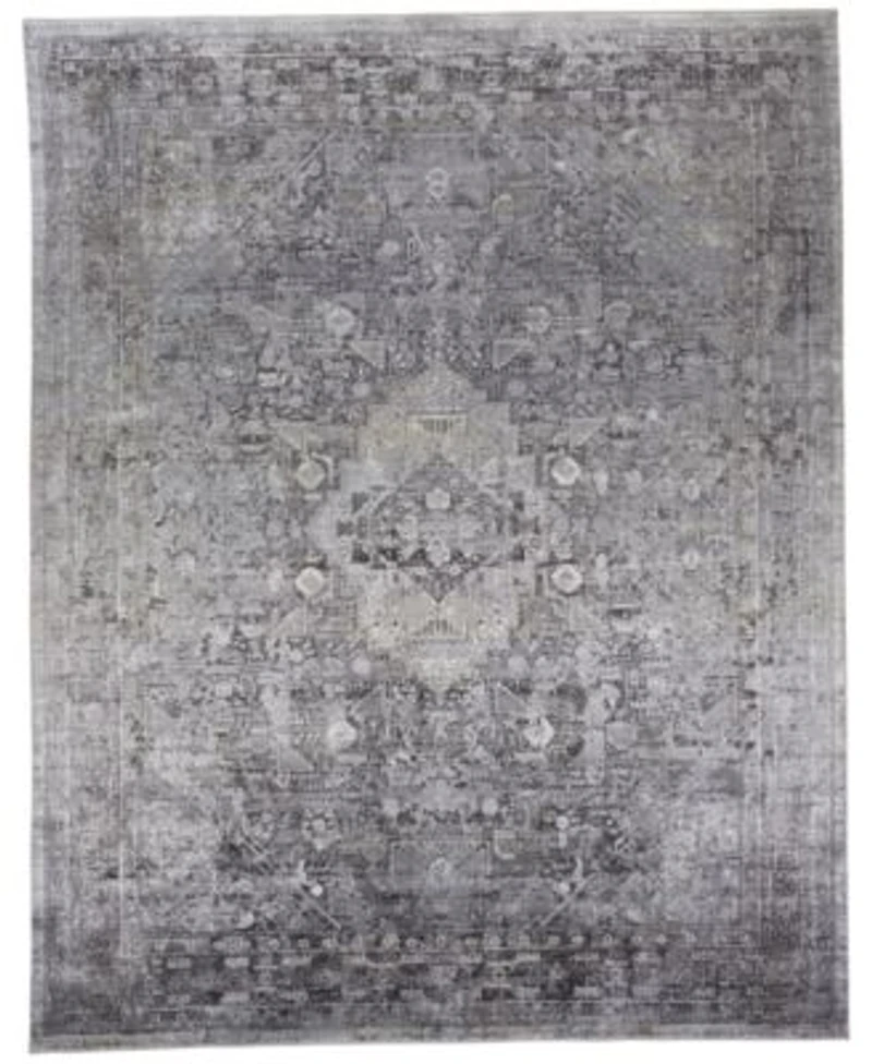 Feizy Michaela R3966 Gray Area Rug