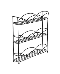 Spectrum Countertop Wall Mount 3-Tier Spice Rack