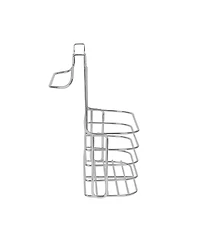 Spectrum Duo Over The Cabinet Towel Bar Basket, Medium