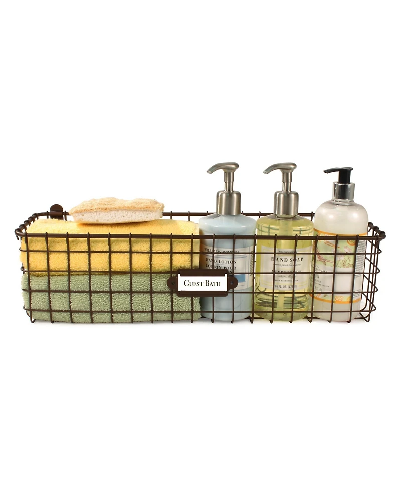 Spectrum Vintage-like Living Wall Mount Basket