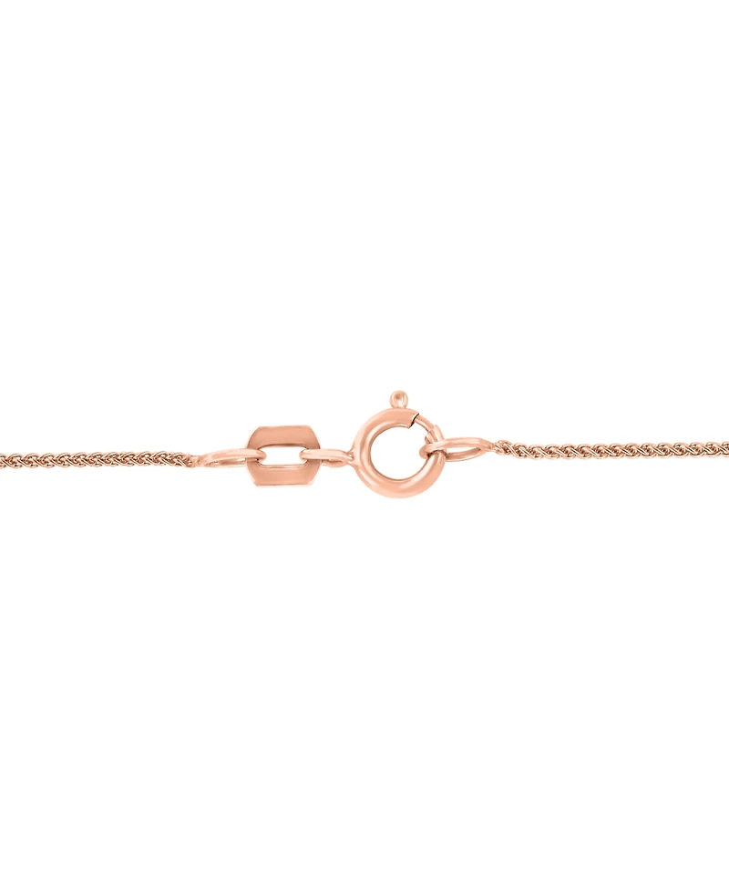 Lali Jewels Aquamarine (3-1/2 ct. t.w.) & Diamond (1/8 ct. t.w.) 18" Pendant Necklace in 14k Rose Gold