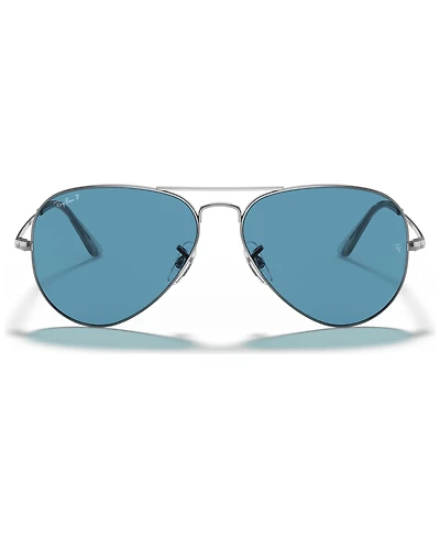 Ray-Ban Polarized Aviator Metal Ii Sunglasses, RB3689