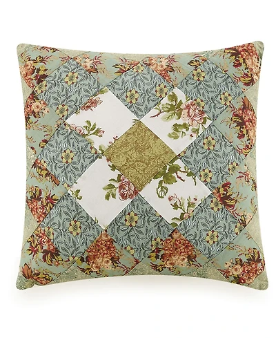Modern Heirloom Olivia Patchwork Decorative Pillow, 16" x 16"