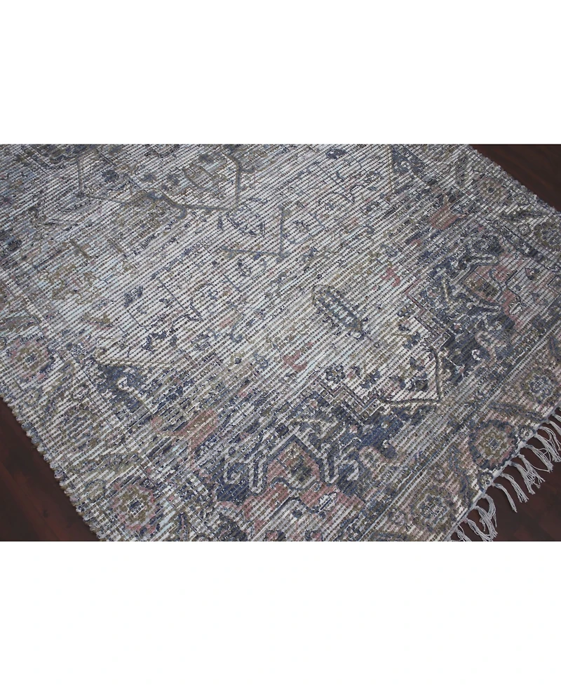 Amer Rugs Prairie Pre-5 Mist/ Pink 5' x 7'6" Area Rug
