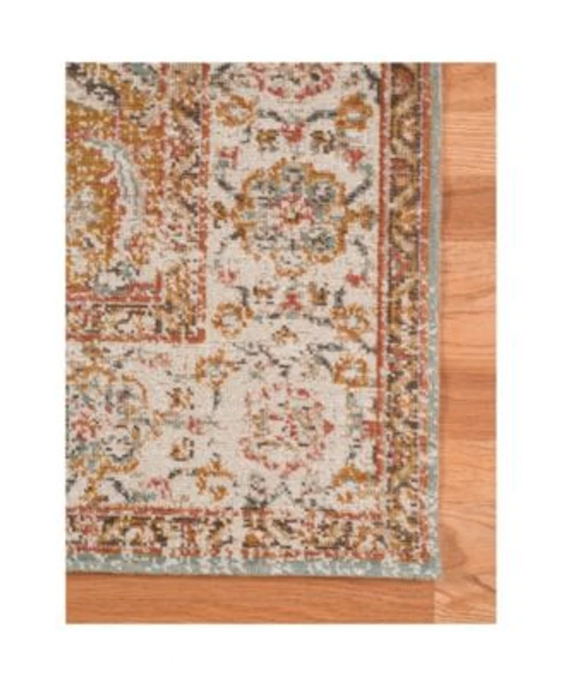Closeout Amer Rugs Eternal Ete 3 Aqua Ivory Rug