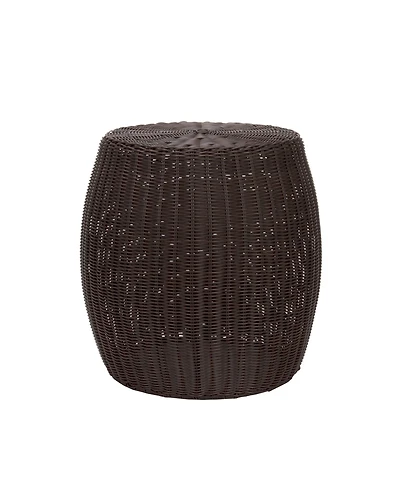 Household Essential Resin Wicker Side Table