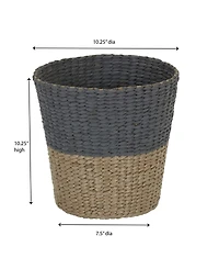 Household Essentials Seagrass Wicker Waste Basket
