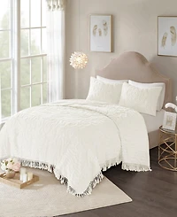 Madison Park Laetitia Medallion Fringe 2-Pc. Quilt Set, Twin/Twin Xl