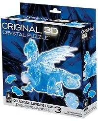 Bepuzzled 3D Crystal Puzzle - Dragon Blue
