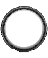 Men's Geometric Band Black Ion-Plated Tantalum