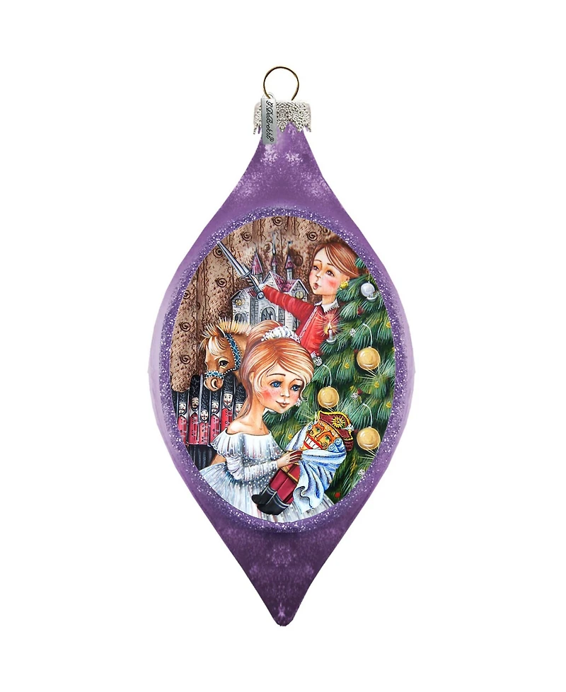 G.DeBrekht Nutcracker Glass Ornament