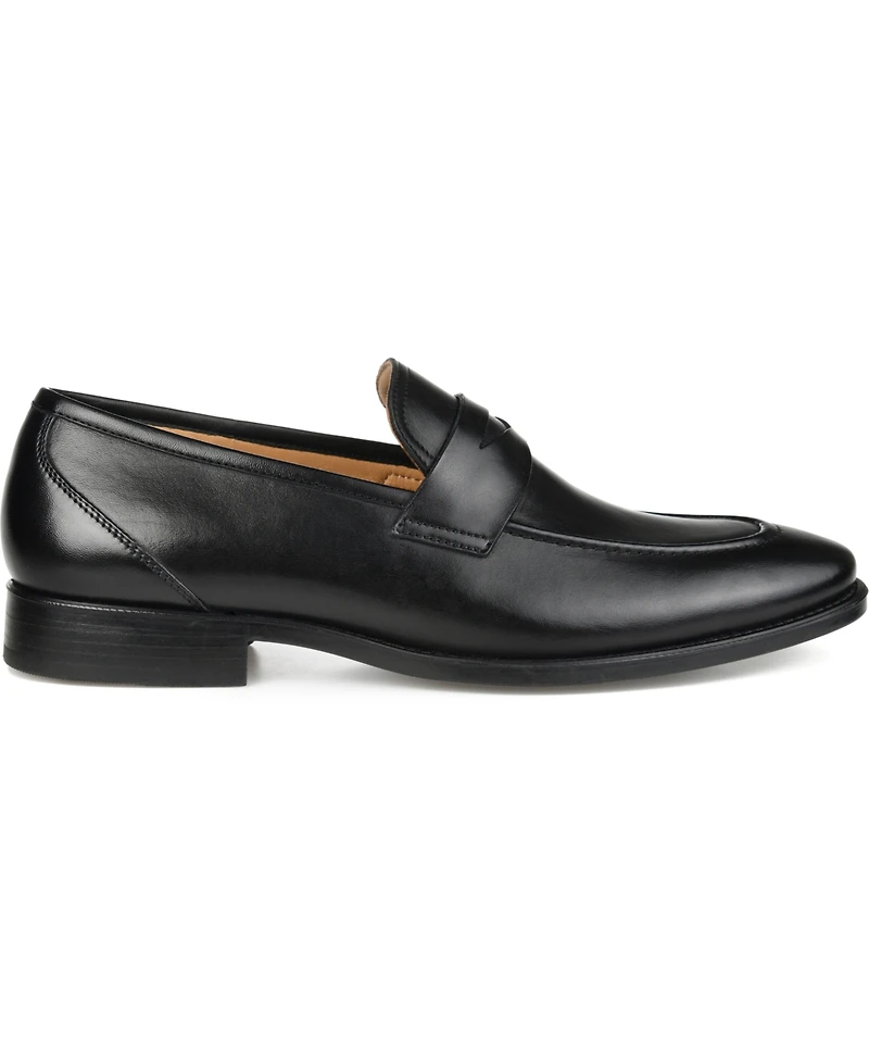 Thomas & Vine Men's Bishop Apron Toe Penny Loafer Shoe