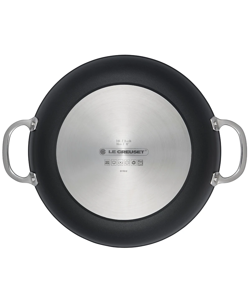 Le Creuset Hard Anodized Aluminum Nonstick 4-Qt. Braiser with Lid