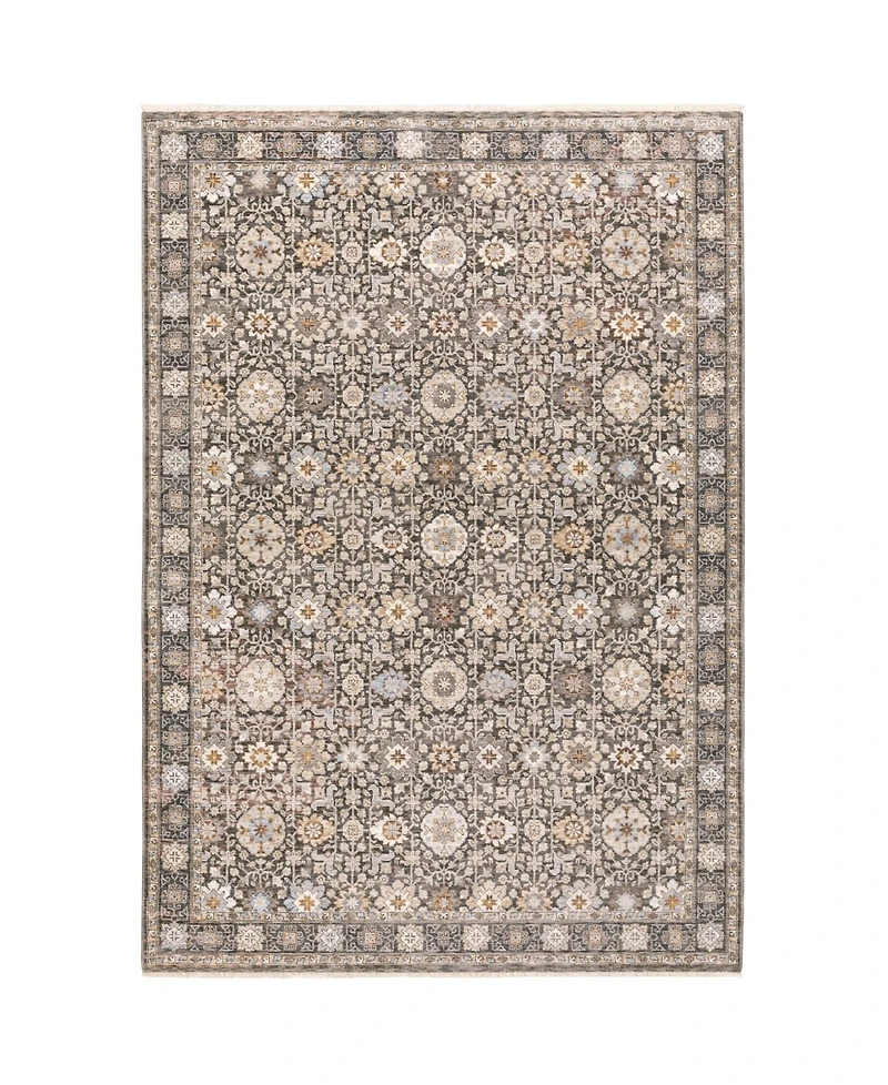 Oriental Weavers Maharaja 71W Gray and Ivory 7'10" x 10'10" Area Rug