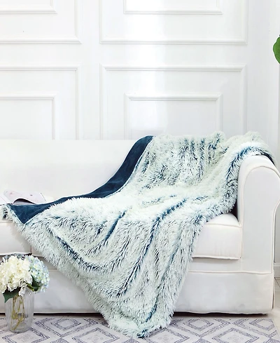 Cheer Collection Shaggy Throw, 50" x 60"