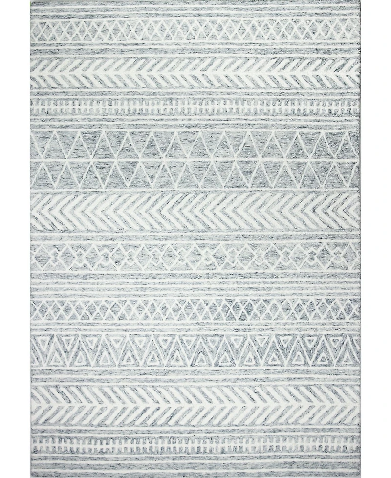 Closeout! Bashian Taron Val-08 Silver 3'6" x 5'6" Area Rug