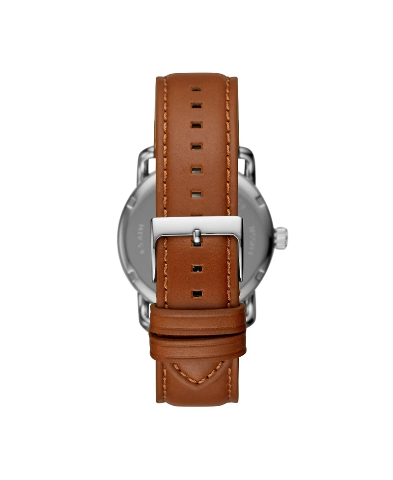 Fossil Men's Copeland Brown Leather Strap Watch 42mm