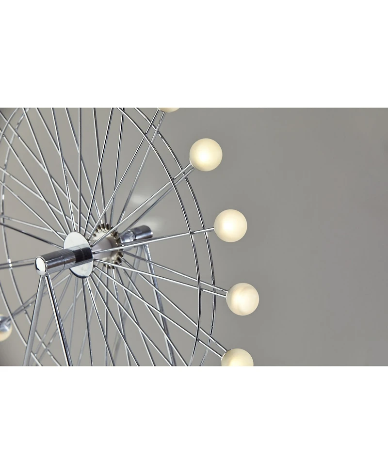 Adesso Coney Large Led Ferris Wheel Lamp