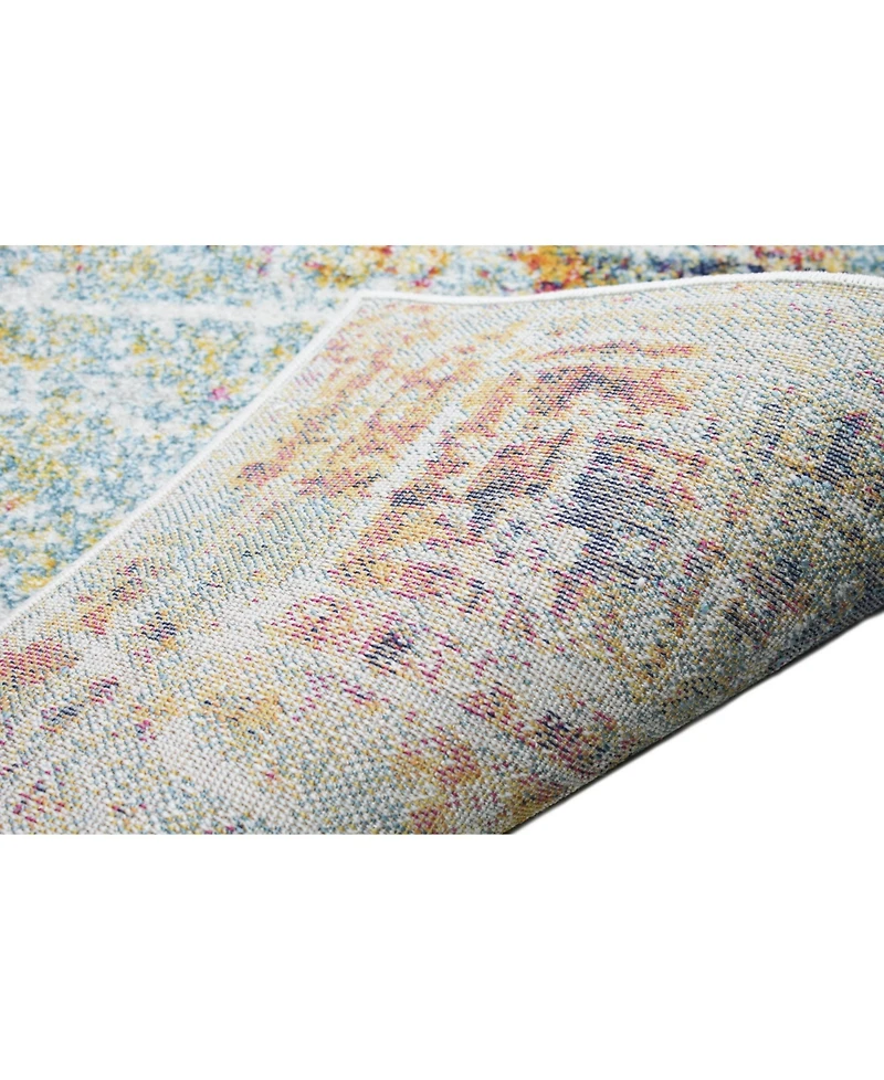 Bashian Medley Dev-01 Multi 5' x 7'6" Area Rug