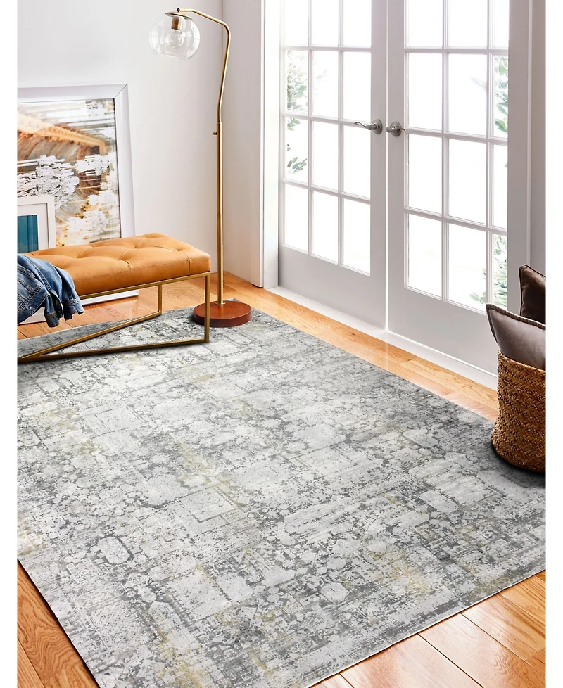 Bashian Charm Cha- Gray 4' x 6' Area Rug