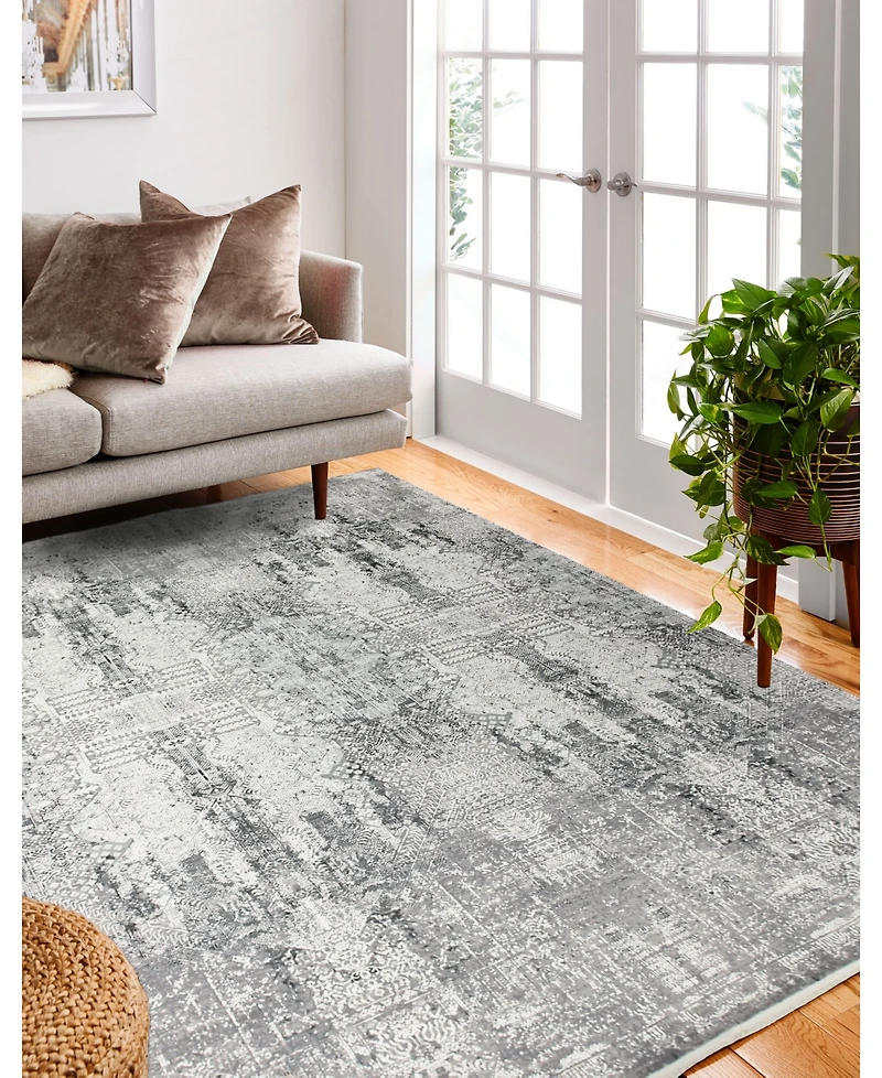 Bashian Charm Cha-07 Gray 5' x 8' Area Rug
