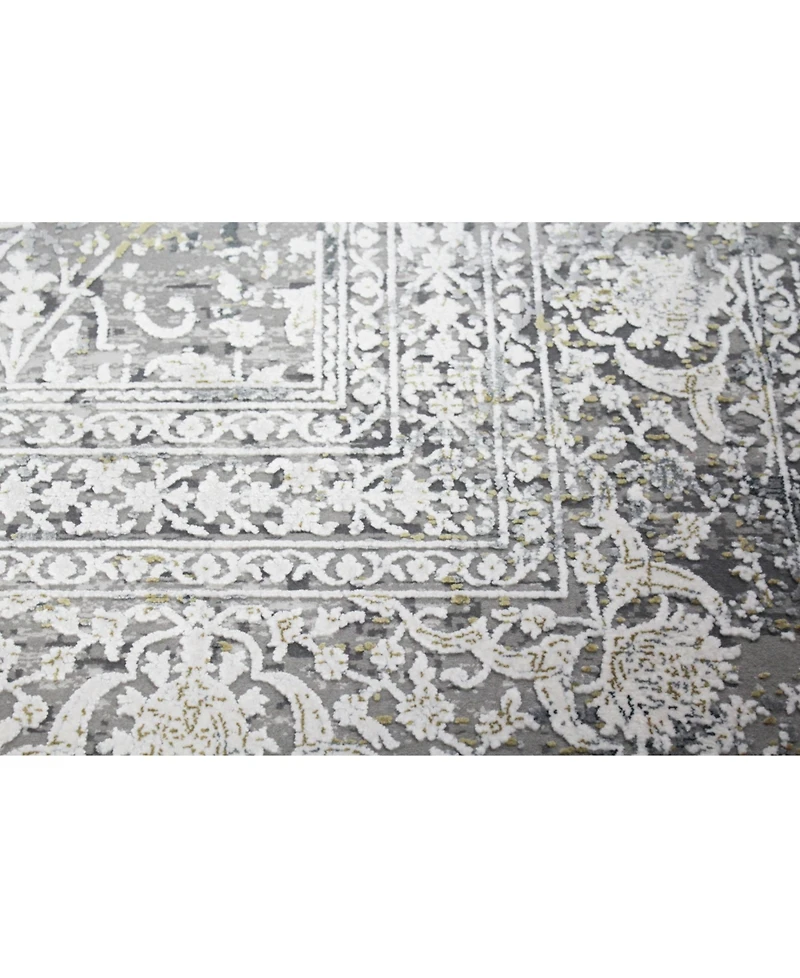 Bashian Charm Cha-09 Gray 7'9" x 9'9" Area Rug