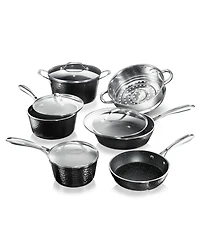 10-Piece Hammered Nonstick Cookware Set
