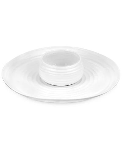 Portmeirion Sophie Conran White Chip & Dip