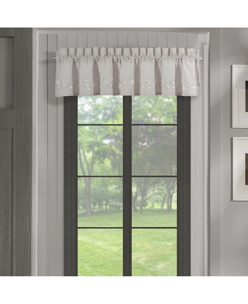 Piper & Wright Cherry Blossom Straight Window Valance, 15" x 88"