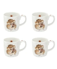 Royal Worcester Wrendale Designs The Diet Starts Tomorrow Mug - Set of 4