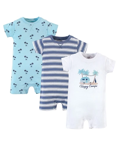 Touched by Nature Baby Boys Natural Cotton Jumpsuits