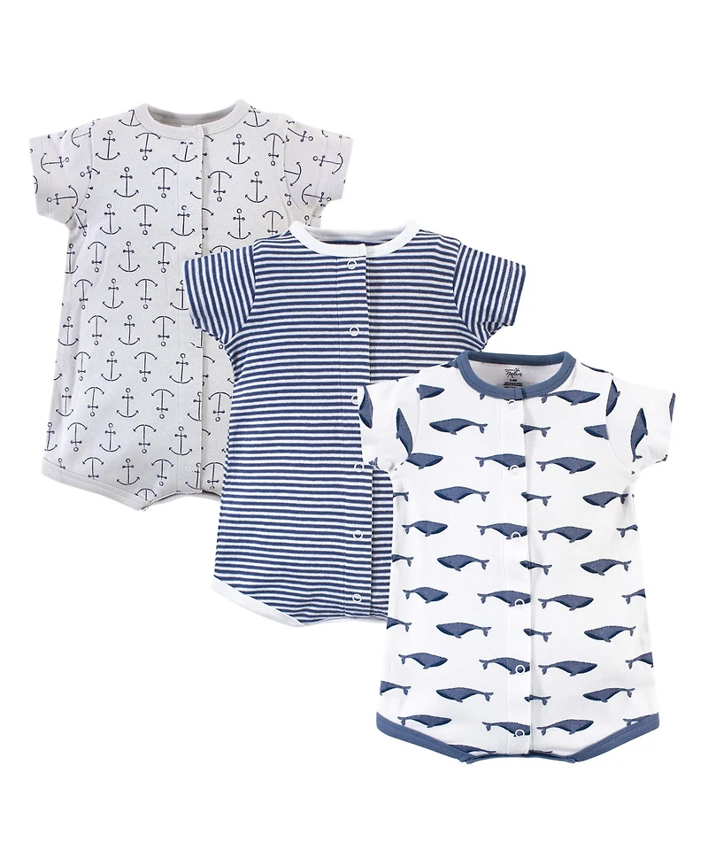 Touched by Nature Baby Boys Organic Cotton Jumpsuits