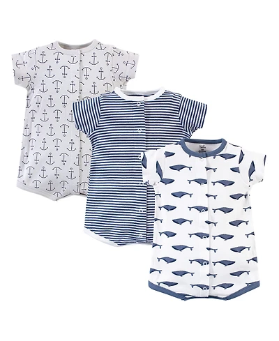 Touched by Nature Baby Boys Organic Cotton Jumpsuits