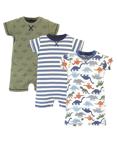 Touched by Nature Baby Boys Natural Cotton Jumpsuits