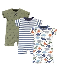 Touched by Nature Baby Boys Natural Cotton Jumpsuits