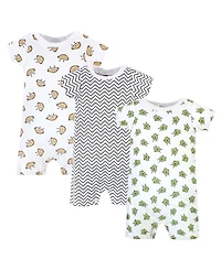 Hudson Baby Boys Soft Cotton Jumpsuits