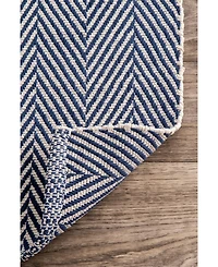 nuLoom Kimberely HMCO4A Navy 8' x 10' Area Rug