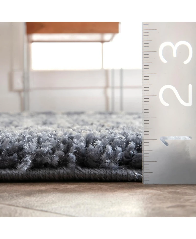 nuLoom Barbara GROC01B Gray 5'3" x 7'7" Area Rug